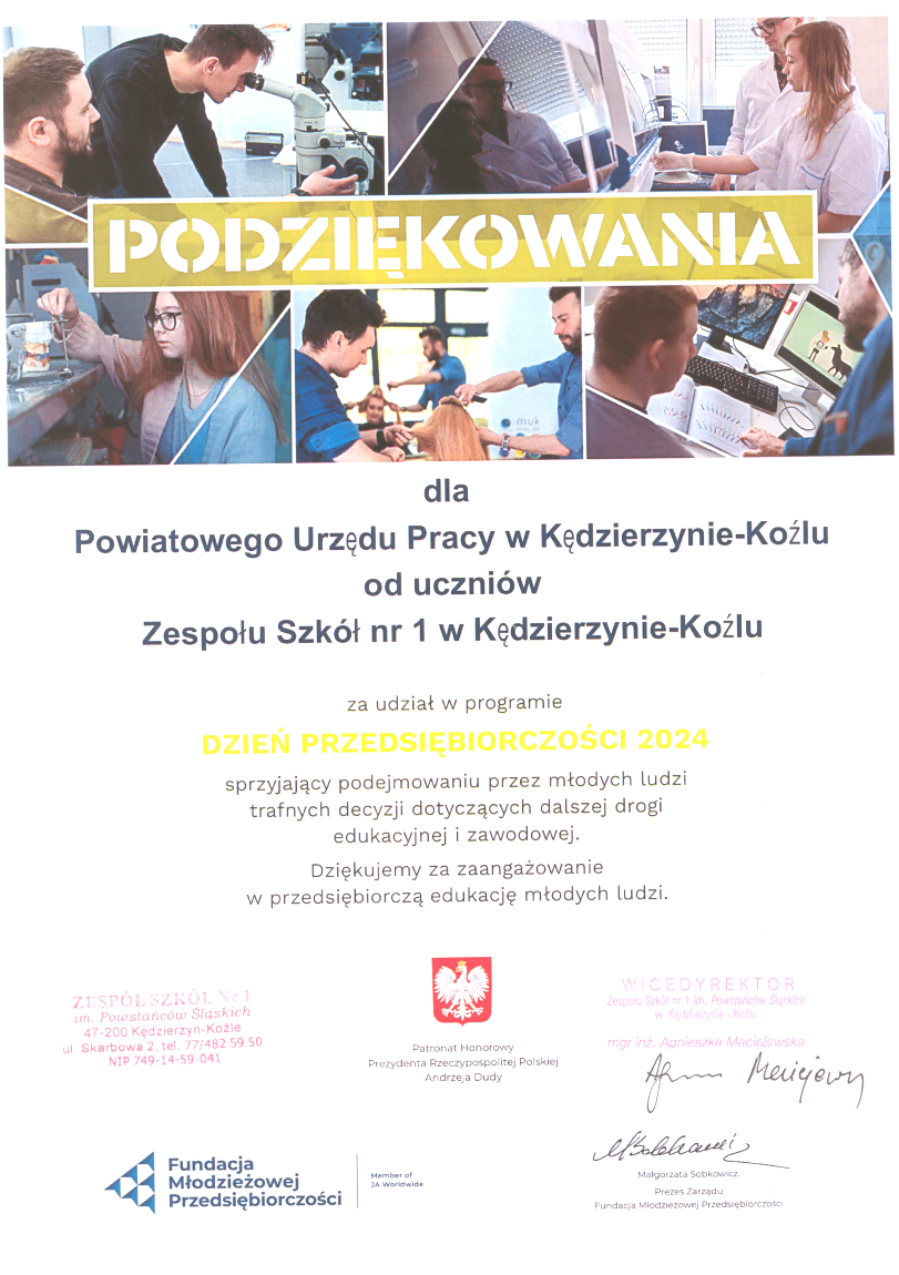 Podziękowania-Dyplom